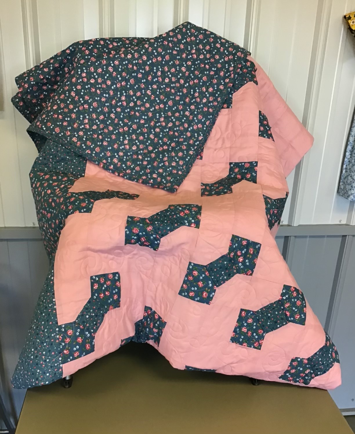 Quilt made by members the first year.